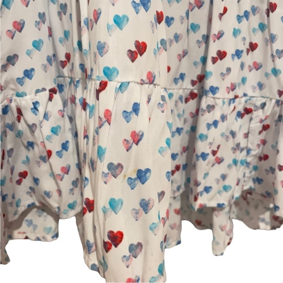 Jane and Delancey Valentine’s Day Long Sleeve Peplum Blouse Size Large - Picture 4 of 5